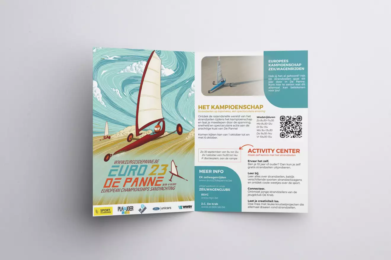 Brochure - Euro23DePanne -  - Wat kan het EK zeilwagenrijden allemaal betekenen voor jou?