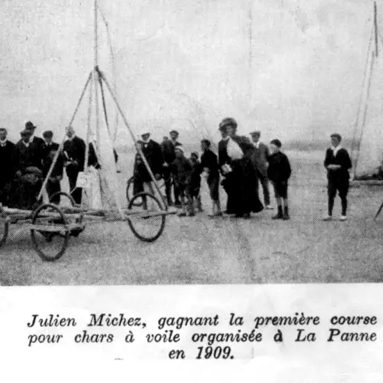 1909 - Julien Michez  gagnant la première course copy